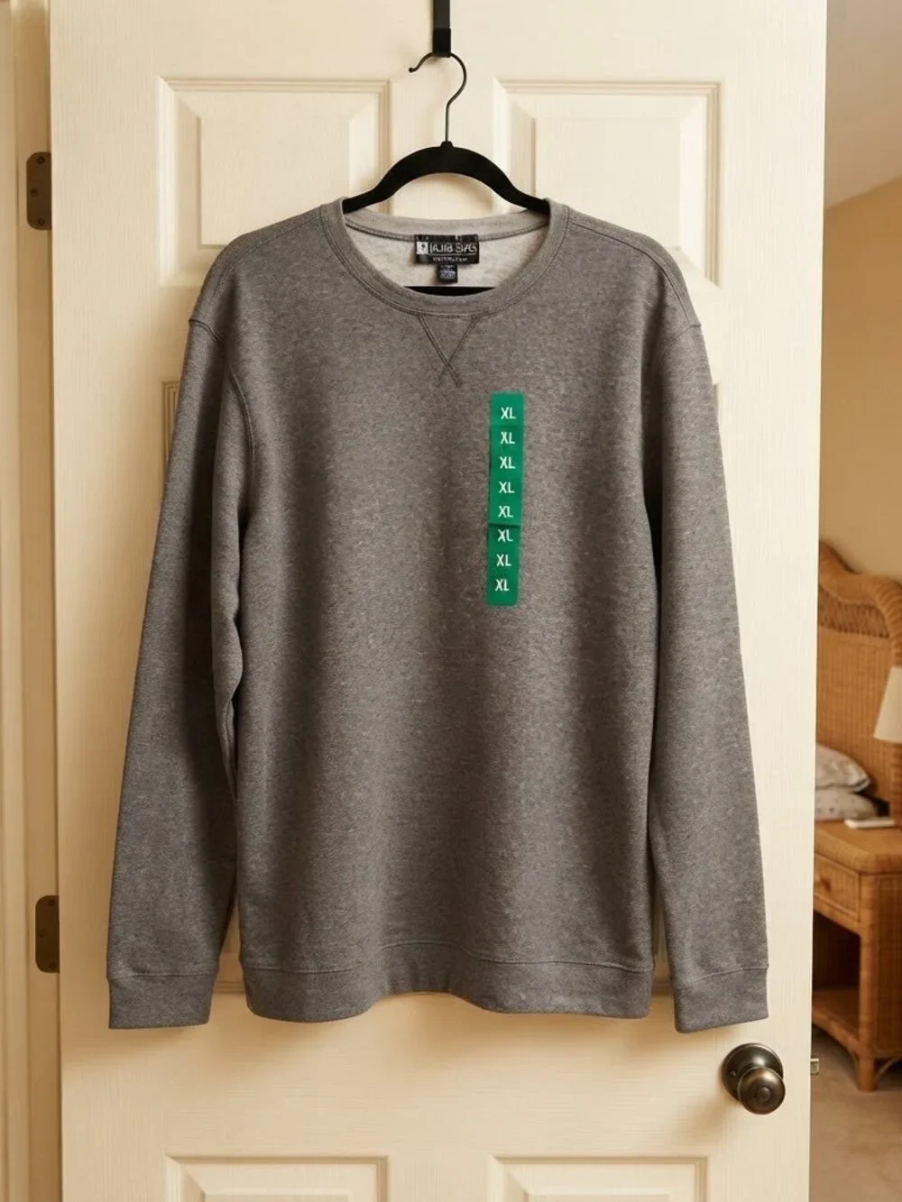 Island Sands- Reversible Gray Crewneck Sweatshirt - Size XL